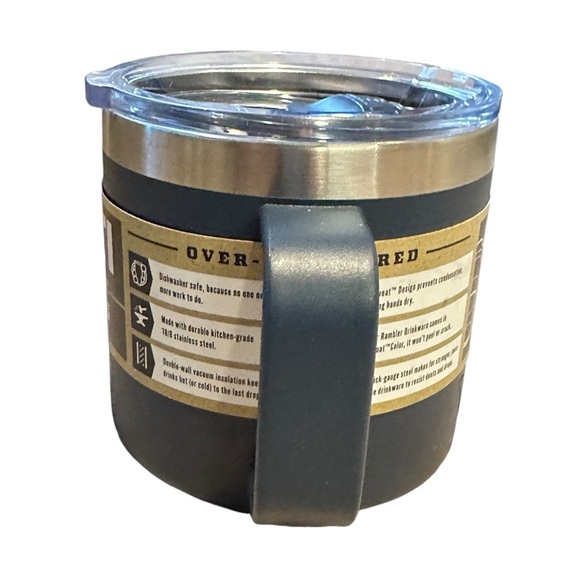 YETI 14oz Stackable Rambler Mug in navy - Picture 4 of 5